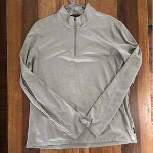 NWOT Men's Gerry Quarter Zip Pullover | Tan | XL